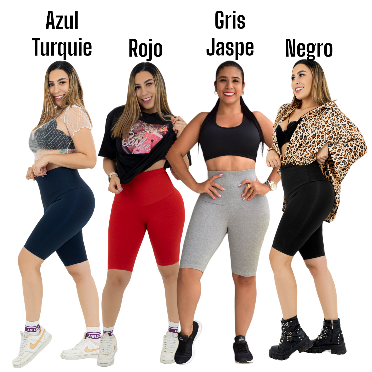 BIKER CON FAJA EN NEOPRENO REDUCTOR