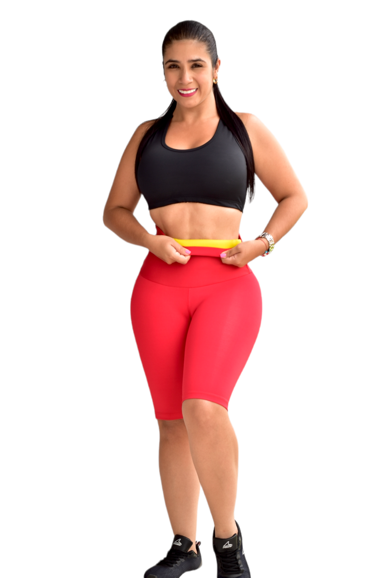 BIKER CON FAJA EN NEOPRENO REDUCTOR